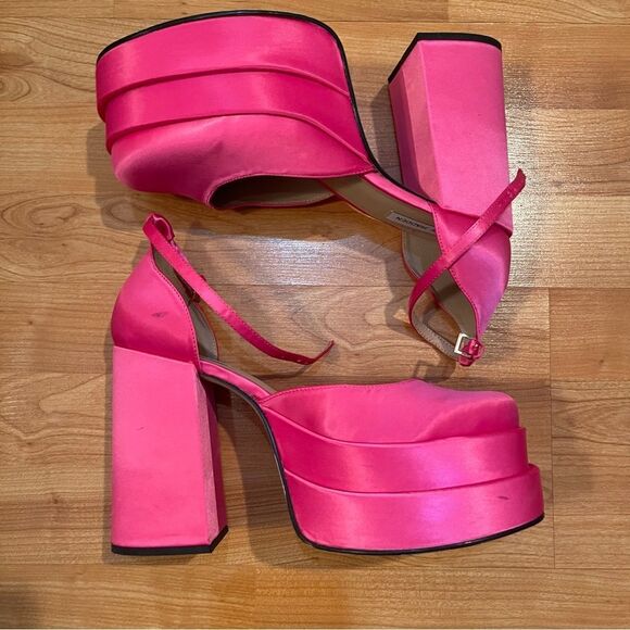 Steve Madden Charlize Platforms in Pink Size 11 - Picture 6 of 15